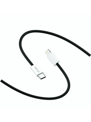 CABO TRANÇADO PD27W TYPE C - IP14 -  PRETO