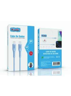 SILICONE TYPE C - TYPE C 60W - AZUL