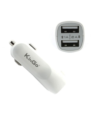 Carregador Veicular DUAL USB (C201) BRANCO