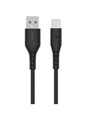 SILICONE TYPE C 2,4A - PRETO