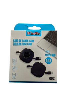 Cabo para Celular Com Case Micro USB 1m