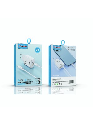 CARREGADOR PD-20W-D TYPE C - TYPE C